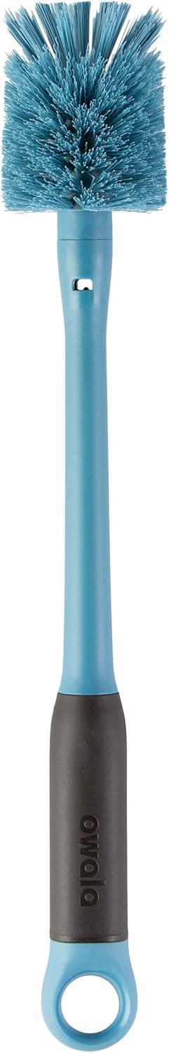 imageOwala 2in1 Water Bottle Brush Cleaner and Water Bottle Straw Cleaner Brush Water Bottle Brush with Removable Head and Twist n Hide Straw Brush Smokey BlueOne Size
