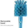 imageOwala 2in1 Water Bottle Brush Cleaner and Water Bottle Straw Cleaner Brush Water Bottle Brush with Removable Head and Twist n Hide Straw Brush Smokey BlueOne Size