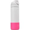 imageOwala Silicone Water Bottle Boot AntiSlip Protective Sleeve for Water Bottle Protects FreeSip and Flip Stainless Steel Water Bottles 32 Oz MintBright Pink
