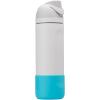 imageOwala Silicone Water Bottle Boot AntiSlip Protective Sleeve for Water Bottle Protects FreeSip and Flip Stainless Steel Water Bottles 32 Oz MintBright Blue