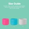imageOwala Silicone Water Bottle Boot AntiSlip Protective Sleeve for Water Bottle Protects FreeSip and Flip Stainless Steel Water Bottles 32 Oz MintMauve
