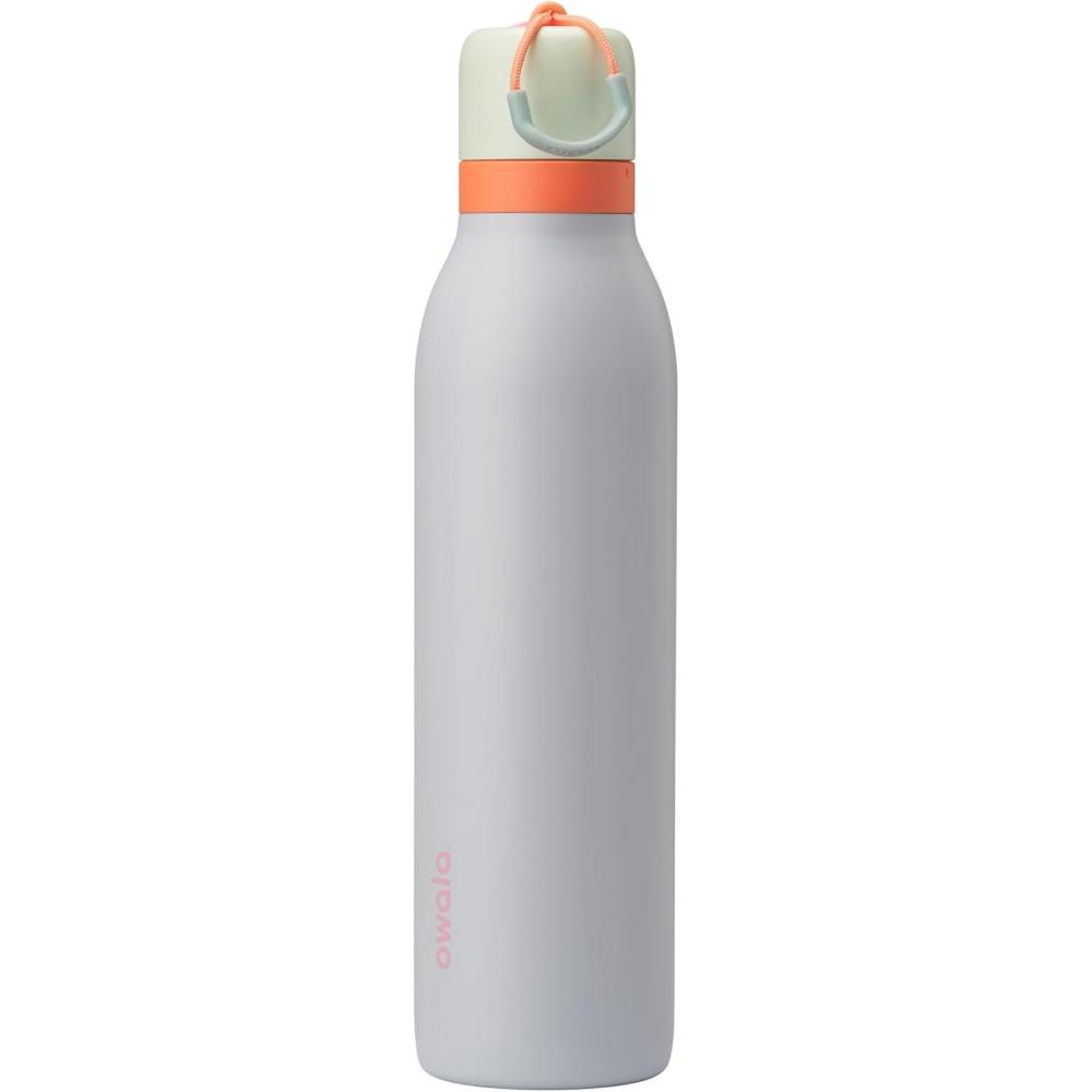 imageOwala FreeSip Twist  Stainless Steel  24oz  MintPurple Beach House