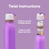 imageOwala FreeSip Twist Insulated Stainless Steel Water Bottle with Straw for Sports and Travel BPAFree 18oz MintWhite Iced BreezeCalifornia Grapevine