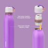 imageOwala FreeSip Twist Insulated Stainless Steel Water Bottle with Straw for Sports and Travel BPAFree 18oz MintWhite Iced BreezeCalifornia Grapevine