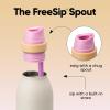 imageOwala FreeSip Twist Insulated Stainless Steel Water Bottle with Straw for Sports and Travel BPAFree 18oz MintWhite Iced BreezeDaybreak