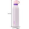 imageOwala FreeSip Twist Insulated Stainless Steel Water Bottle with Straw for Sports and Travel BPAFree 18oz MintWhite Iced BreezeDreamy Field