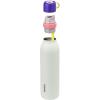 imageOwala FreeSip Twist Insulated Stainless Steel Water Bottle with Straw for Sports and Travel BPAFree 18oz MintWhite Iced BreezeMinty Horizon