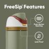 imageOwala Harry Potter FreeSip Insulated Stainless Steel Water Bottle with Straw BPAFree Sports Water Bottle Great for Travel 24 oz HufflepuffBoba Fett