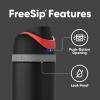 imageOwala Harry Potter FreeSip Insulated Stainless Steel Water Bottle with Straw BPAFree Sports Water Bottle Great for Travel 24 oz HufflepuffDarth Vader