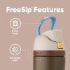 imageOwala Harry Potter FreeSip Insulated Stainless Steel Water Bottle with Straw BPAFree Sports Water Bottle Great for Travel 24 oz HufflepuffMandalorian