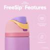 imageOwala Harry Potter FreeSip Insulated Stainless Steel Water Bottle with Straw BPAFree Sports Water Bottle Great for Travel 24 oz HufflepuffRapunzel