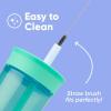 imageOwala Kids BPAFree Plastic Tumbler with Spill Resistant Flexible Straw Easy to Clean Kids Water Bottle Great for Travel Dishwasher Safe 15 Oz Orange and Peach WatermelonThe Blues