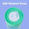 imageOwala Kids BPAFree Plastic Tumbler with Spill Resistant Flexible Straw Easy to Clean Kids Water Bottle Great for Travel Dishwasher Safe 15 Oz Orange and Peach WatermelonThe Blues