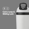 imageOwala Kids Flip Insulated StainlessSteel Water Bottle with Straw and Locking Lid 14Ounce OrangeBlue Blue CitrusGrey  Black