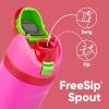 imageOwala Kids FreeSip Insulated Stainless Steel Water Bottle with Straw for Sports Travel and School BPAFree Sports Water Bottle 16 oz Mint ChocolateAll the Berries