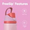 imageOwala Kids FreeSip Insulated Stainless Steel Water Bottle with Straw for Sports Travel and School BPAFree Sports Water Bottle 16 oz Mint ChocolateAngel Food Cake