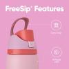 imageOwala Kids FreeSip Insulated Stainless Steel Water Bottle with Straw for Sports Travel and School BPAFree Sports Water Bottle 16 oz Mint ChocolateAngel Food Cake