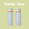 imageOwala Kids FreeSip Insulated Stainless Steel Water Bottle with Straw for Sports Travel and School BPAFree Sports Water Bottle 16 oz Mint ChocolateBeach House