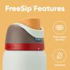 imageOwala Kids FreeSip Insulated Stainless Steel Water Bottle with Straw for Sports Travel and School BPAFree Sports Water Bottle 16 oz Mint ChocolateBoneyard