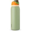 imageOwala Kids FreeSip Insulated Stainless Steel Water Bottle with Straw for Sports Travel and School BPAFree Sports Water Bottle 16 oz Mint ChocolateCamo Cool
