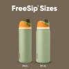 imageOwala Kids FreeSip Insulated Stainless Steel Water Bottle with Straw for Sports Travel and School BPAFree Sports Water Bottle 16 oz Mint ChocolateCamo Cool