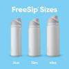 imageOwala Kids FreeSip Insulated Stainless Steel Water Bottle with Straw for Sports Travel and School BPAFree Sports Water Bottle 16 oz Mint ChocolateCamo Cool