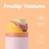 imageOwala Kids FreeSip Insulated Stainless Steel Water Bottle with Straw for Sports Travel and School BPAFree Sports Water Bottle 16 oz Mint ChocolateCandy Store