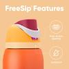 imageOwala Kids FreeSip Insulated Stainless Steel Water Bottle with Straw for Sports Travel and School BPAFree Sports Water Bottle 16 oz Mint ChocolateCitrus Crush