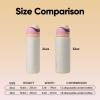 imageOwala Kids FreeSip Insulated Stainless Steel Water Bottle with Straw for Sports Travel and School BPAFree Sports Water Bottle 16 oz Mint ChocolateDaybreak