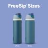 imageOwala Kids FreeSip Insulated Stainless Steel Water Bottle with Straw for Sports Travel and School BPAFree Sports Water Bottle 16 oz Mint ChocolateDenim