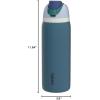 imageOwala Kids FreeSip Insulated Stainless Steel Water Bottle with Straw for Sports Travel and School BPAFree Sports Water Bottle 16 oz Mint ChocolateDenim