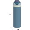 imageOwala Kids FreeSip Insulated Stainless Steel Water Bottle with Straw for Sports Travel and School BPAFree Sports Water Bottle 16 oz Mint ChocolateDenim