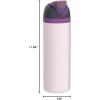 imageOwala Kids FreeSip Insulated Stainless Steel Water Bottle with Straw for Sports Travel and School BPAFree Sports Water Bottle 16 oz Mint ChocolateDreamy Field