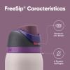 imageOwala Kids FreeSip Insulated Stainless Steel Water Bottle with Straw for Sports Travel and School BPAFree Sports Water Bottle 16 oz Mint ChocolateDreamy Field