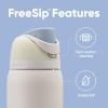 imageOwala Kids FreeSip Insulated Stainless Steel Water Bottle with Straw for Sports Travel and School BPAFree Sports Water Bottle 16 oz Mint ChocolateIced Breeze