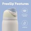 imageOwala Kids FreeSip Insulated Stainless Steel Water Bottle with Straw for Sports Travel and School BPAFree Sports Water Bottle 16 oz Mint ChocolateIced Breeze