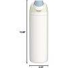 imageOwala Kids FreeSip Insulated Stainless Steel Water Bottle with Straw for Sports Travel and School BPAFree Sports Water Bottle 16 oz Mint ChocolateIced Breeze