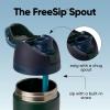 imageOwala Kids FreeSip Insulated Stainless Steel Water Bottle with Straw for Sports Travel and School BPAFree Sports Water Bottle 16 oz Mint ChocolateLost Signal