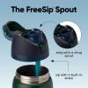imageOwala Kids FreeSip Insulated Stainless Steel Water Bottle with Straw for Sports Travel and School BPAFree Sports Water Bottle 16 oz Mint ChocolateLost Signal