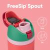imageOwala Kids FreeSip Insulated Stainless Steel Water Bottle with Straw for Sports Travel and School BPAFree Sports Water Bottle 16 oz Mint ChocolateStrawberry Field