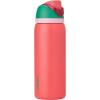 imageOwala Kids FreeSip Insulated Stainless Steel Water Bottle with Straw for Sports Travel and School BPAFree Sports Water Bottle 16 oz Mint ChocolateStrawberry Field