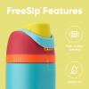 imageOwala Kids FreeSip Insulated Stainless Steel Water Bottle with Straw for Sports Travel and School BPAFree Sports Water Bottle 16 oz Mint ChocolateSummer Sweetness