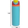 imageOwala Kids FreeSip Insulated Stainless Steel Water Bottle with Straw for Sports Travel and School BPAFree Sports Water Bottle 16 oz Mint ChocolateSummer Sweetness