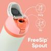 imageOwala Kids FreeSip Insulated Stainless Steel Water Bottle with Straw for Sports Travel and School BPAFree Sports Water Bottle 16 oz Mint ChocolateSurfs Edge