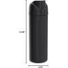 imageOwala Kids FreeSip Insulated Stainless Steel Water Bottle with Straw for Sports Travel and School BPAFree Sports Water Bottle 16 oz Mint ChocolateVery  Very Dark