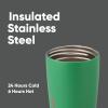 imageOwala SmoothSip Slider Insulated Stainless Steel Coffee Tumbler Reusable Iced Coffee Cup Hot Coffee Travel Mug BPA Free 12 oz GreyBlue Beachy BreezeSour Apple