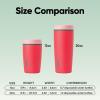 imageOwala SmoothSip Slider Insulated Stainless Steel Coffee Tumbler Reusable Iced Coffee Cup Hot Coffee Travel Mug BPA Free 12 oz GreyBlue Beachy BreezeStrawberry Fields