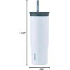 imageOwala Stainless Steel Triple Layer Insulated Travel Tumbler with Spill Resistant Lid Straw and Carry Handle BPA Free 40 oz Gray Iced TeaThe Great Blue