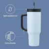 imageOwala Stainless Steel Triple Layer Insulated Travel Tumbler with Spill Resistant Lid Straw and Carry Handle BPA Free 40 oz Gray Iced TeaThe Great Blue