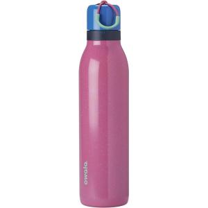 imageOwala FreeSip Twist Insulated Stainless Steel Water Bottle with Straw for Sports and Travel BPAFree 18oz MintWhite Iced BreezeBubble Gum